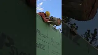 Carving the Bird&rsquo;s Mouth Seat Into the Cabin Wall