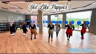 Hot Like Pepper Line Dance Demo ULD Cilegon choreo Karl- Harry Winson (UK)