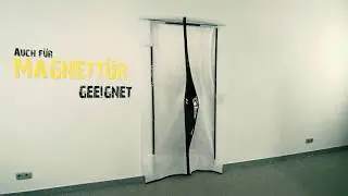 Vlies Staubschutzt&uuml;r BLITZ mit Sichtfenster und beidseitig zu &ouml;ffnenden Rei&szlig;verschluss