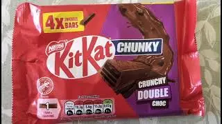 One Minute Biscuit: Nestl&eacute; Kit Kat Chunky - Crunchy Double Choc