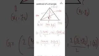 centroid of triangle #viralreels #shorts #education #jee #maths #ndatricks