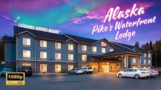 I Explored Pike's Waterfront Lodge Fairbanks Alaska 🏔️ | Aurora Viewing, Full Tour & Review