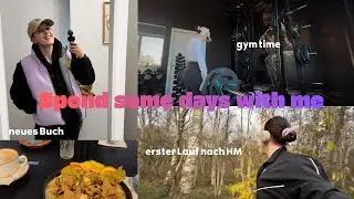 Erster Lauf nach HM 🥵 | Booktalks & Gymtime 📖🏋🏽&zwj;♀️