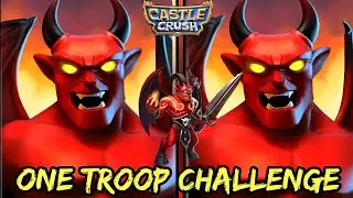 Epic 🔥 Demon Card 🔥 One Troop Challenge! Castle Crush
