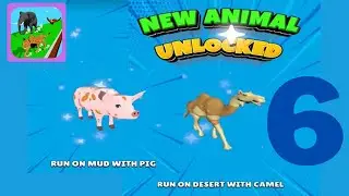 Animal Transform Race - Epic Race 3D | All LEVEL GAMEPLAY (Part 6)