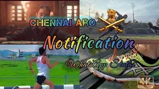 CHENNAI ARO SELECTION NOTIFICATION RELEASE WHATSAPP FULL SCREEN STUAS #indianarmy #armylover
