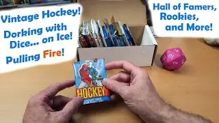 Vintage Hockey Rips! Big Hits on Dorking with Dice...on Ice!