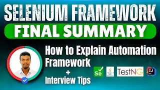 How To Explain Test Automation Framework In Interview For Selenium |Framework Full Overview |Sinhala