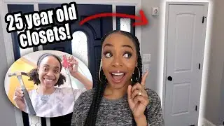 Bringing My 1996 Coat Closets Up to Date! (DIY Under $200) ✨ | HOUSE WERK