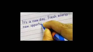 Neat and clean print handwriting | #shorts