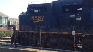 CSX Autorack Train In Fort Totten Station, Washington D.C.