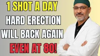 1 shot a day... Hard Erection will back again even at 80!