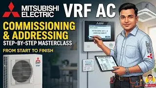 Mitsubishi Electric Multi City VRF AC Complete Fitting, Wiring & Commissioning 👍❄️❄️💯
