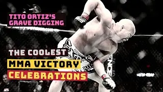 The Coolest MMA Victory Celebrations | Tito Ortiz's Grave Digging