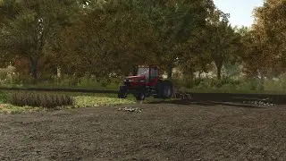 We Finish Up Beans On Our 1980s Farm.