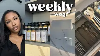 MOVING VLOG: HE SCAMMED ME + ORGANIZING MY ENTIRE KITCHEN + AMAZON FINDS + ATTEMPTING MAKEUP
