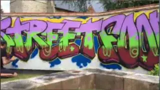 Timelapse video of Street Food graffiti at The Fox at Lyng