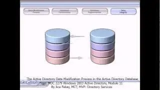 The Active Directory Data Modification Process in the Active Directory Database and the ESE Process