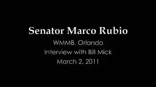 Sen. Rubio: The Debt Is A Generational Challenge