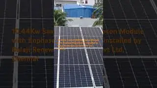 Saatvik Topcon 580Wp Module with Enphase Microinverter IQ8P. #residentialsolar #solar #BALAJIRAYGEN