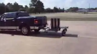 Swivel Wheel Trailer backs up Easily No Jack-Knifing