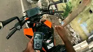 ktm 390 duke engine light on problem