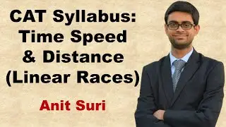 CAT Syllabus: Time Speed & Distance | Linear Races | CAT Prep For Beginner | Best CAT Preparation