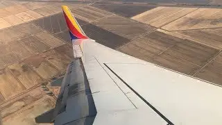 Southwest Boeing 737-700 | Dry Morning Landing in Sacramento (SMF)