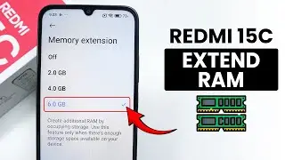 How to Extend RAM on Redmi 15C - Increase RAM