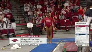 Morgan Price 9.9 Vault Arkansas vs Auburn 1-18-26