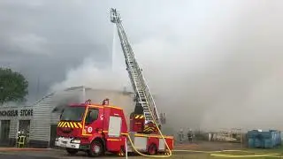 Incendie dans un magasin &agrave; Flixecourt