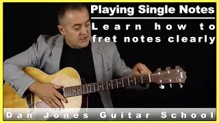 Total Beginners Guitar. Play single notes clearly.