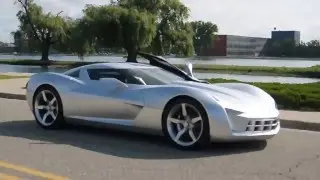 GM Corvette Stingray Concept Driven And Detailed