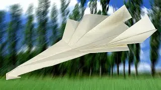 【Origami】How to make a Paper Airplane 