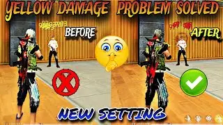How To Change Damage Color In Freefire/Freefire Me Red🔴Damage Kaise Kare Yellow🟡Damage Problem Solve