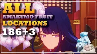 All 186 Amakumo Fruit Location | Complete & Efficient Route | Raiden Shogun rerun | Genshin Impact