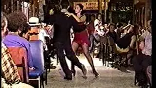 Felipe y Marcela. Los hermanitos moncada bailando en La Milonguita del pap&aacute; Atilio Moncada.