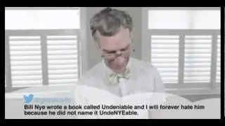 Bill Nye Reading Mean Tweets-- The Bill Nye Film