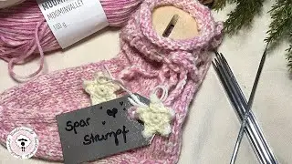 Sparstrumpf stricken / Strickanleitung Socke - Weihnachtsgeschenkidee / Woolhouse.de