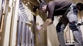Montaje del Órgano de Nuestra Sra del Carmen Murcia