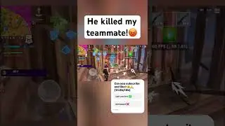 He killed my teammate!😡 #fortnite #fortniteclips #gaming #funny