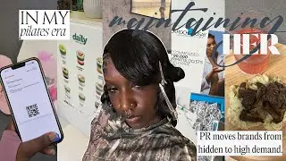 Maintaining HER Vlog | Shopping, PR?? Weekly Flowers, Maintenance, cooking, OH & pilates AGAIN 𝜗𝜚⋆₊