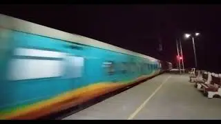 Flat 130 Night Action By Pooja Superfast+Rajdhani Express At Sonipat ||INDIAN Railways||