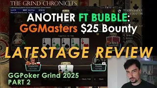LATESTAGE tournament poker: ANOTHER GGMasters Bounty Deeprun - 2613 Runners | GGPoker REVIEW p2