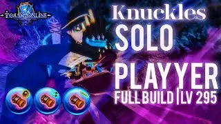 Full build Knuckles Solo player Lv295 •Building Equipment Guide • Toram online