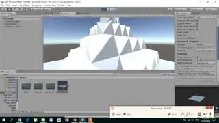 My blender learning course. Pyramids in Unity