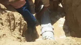 PVC pipe line man joint kaise karen PVC पाइप लाइन में जोड़ कैसे लगाएं प्लास्टिक पाइप में जोड़ लगाएं