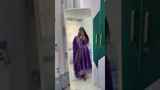 Myntra Magic! ✨ This Purple Anarkali is What Dreams Are Made Of! 💜👗#youtubeshorts #myntrafinds