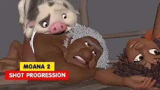 How Moana 2 was Animated | Full Shot Progression Breakdown