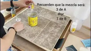 Tutorial Porcelanato L&iacute;quido Epoxy Master Paint